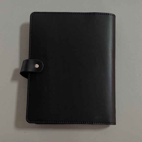 Black Leather Men's Bag - Picture 6 of 8